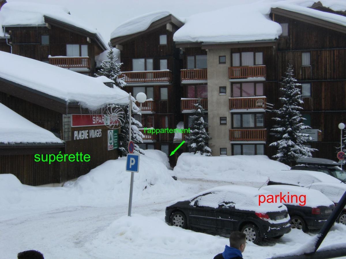 Ferienwohnung Au Bord des Pistes La Plagne Exterior foto