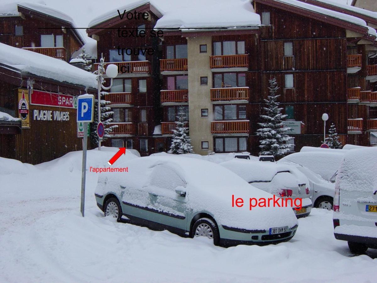 Ferienwohnung Au Bord des Pistes La Plagne Exterior foto